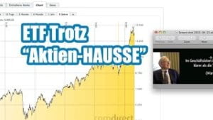 Jetzt in ETF investieren oder lieber warten bis die Blase platzt