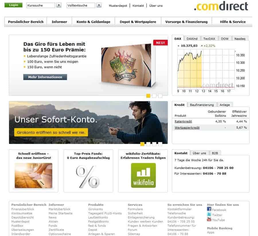 comdirect Aktiendepot