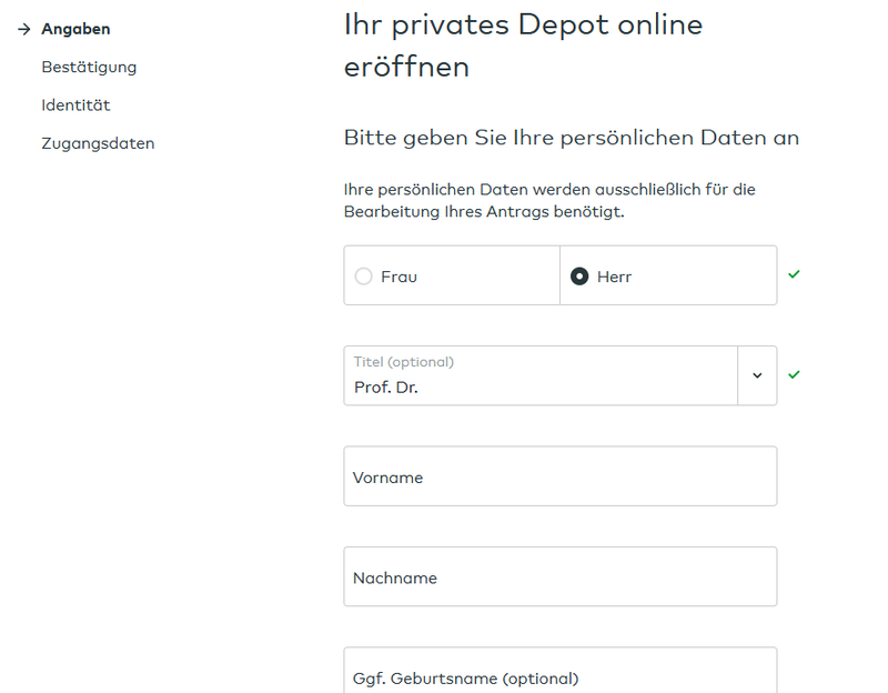 comdirect - Ihr privates Depot eröffnen - comdirect Aktiendepot Erfahrungen