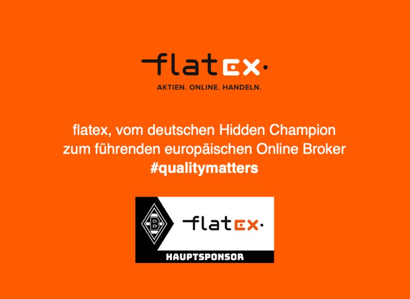 mit flatex Aktien online handeln - Logo