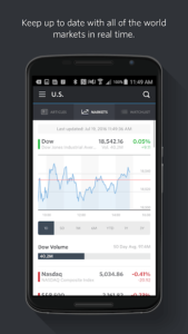 MarketWatch Börsen-App mit Analysen und Marktdaten