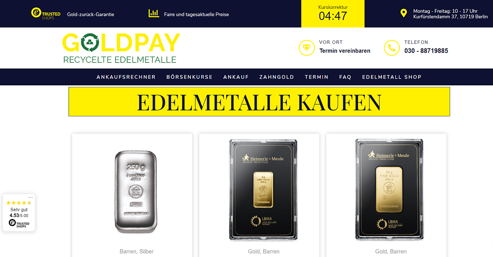 Goldpay Shop Screenshot