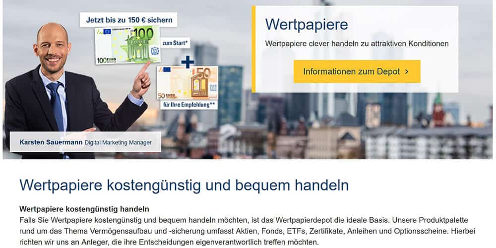 1822direkt Wertpapierdepot
