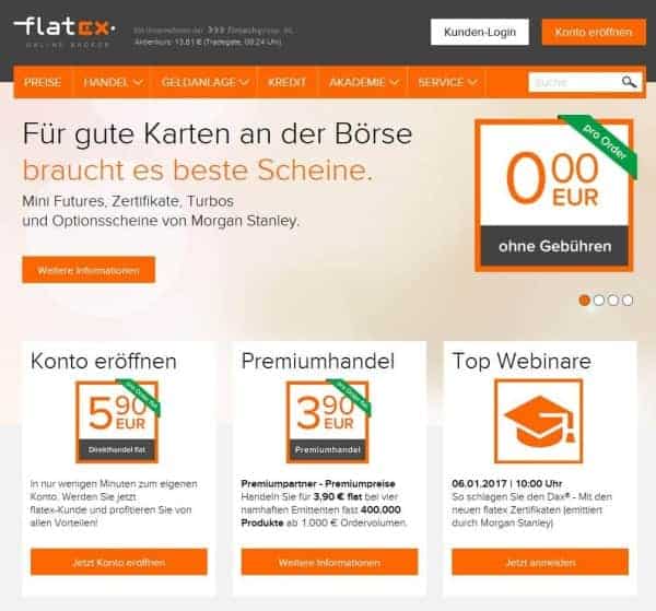 flatex ist bekanntermaßen günstig. Doch hält der Broker auch das was er verspricht?