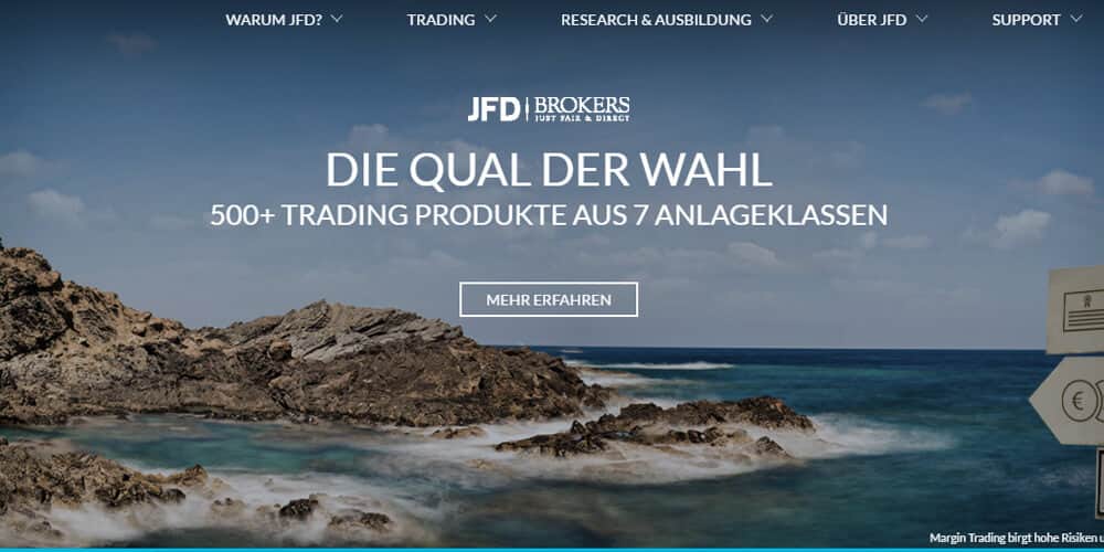 Jfd Brokers Forex Und Cfd Broker Erfahrungen Test Und Bewertung - 
