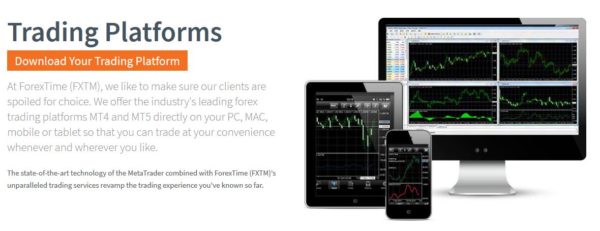 FXTM Handelsplattformen