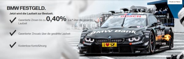 BMW Bank Festgeld