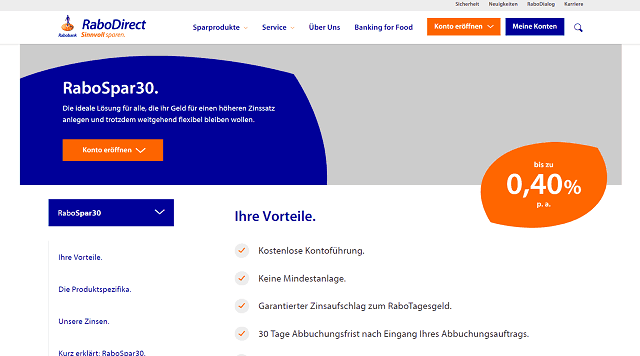 RaboSpar 30