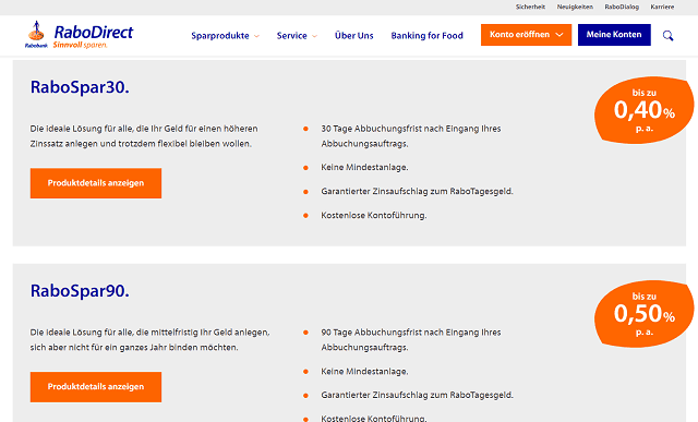 Rabo Produkte