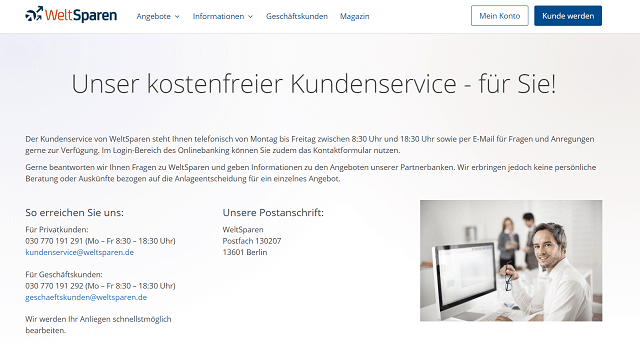 Weltsparen Service