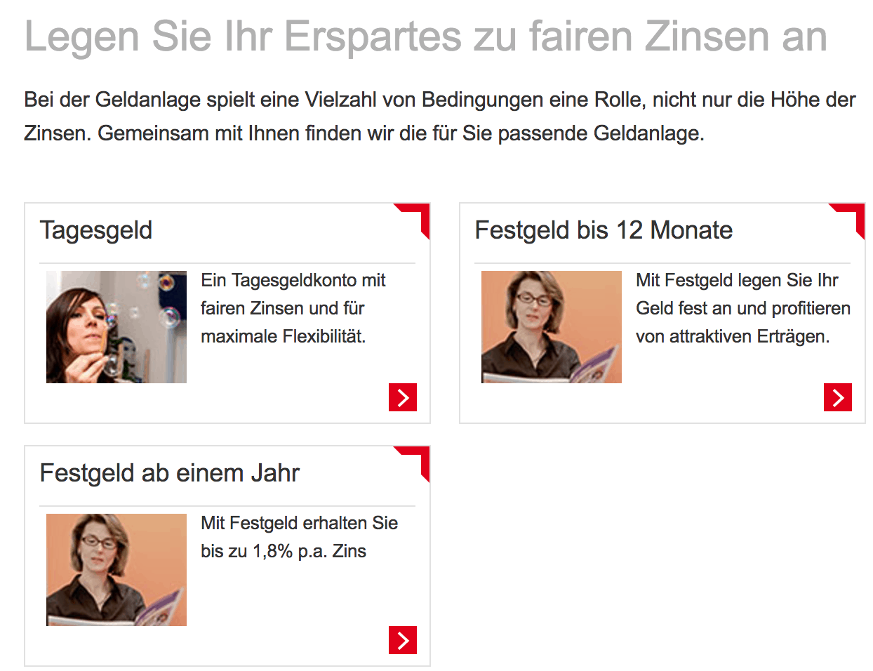 Geldanlage bei der CRONBANK