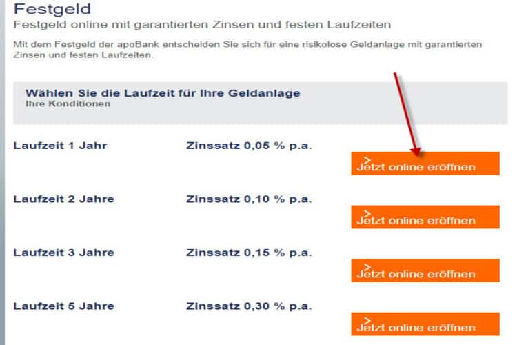 Kontoeroffnung-Festgeld