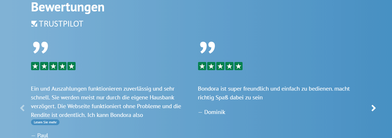 Bondora Bewertungen