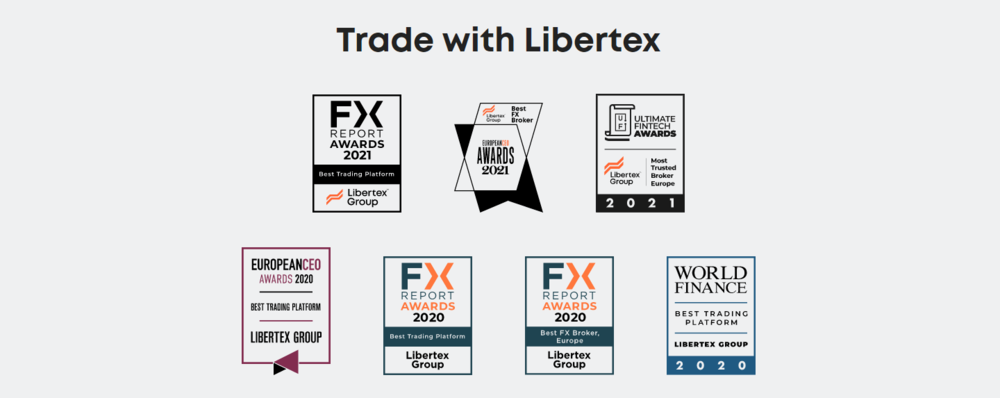 Libertex internationale Auszeichnungen