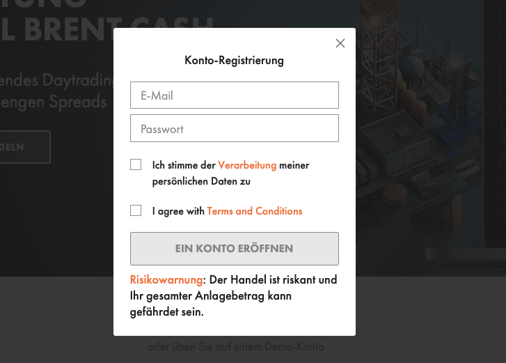 Libertex Kontoeröffnung und Verifizierung