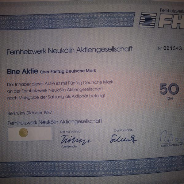Fernwärme Aktie