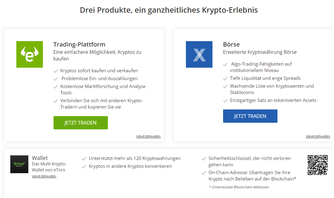 eToro Kryptowährungen - Seriöse Bitcoin Broker