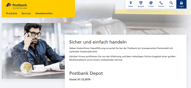 Postbank Broerage alt