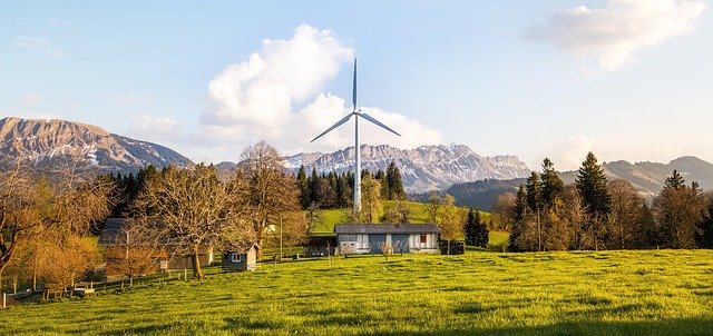 Windrad in den Bergen - biotech aktien