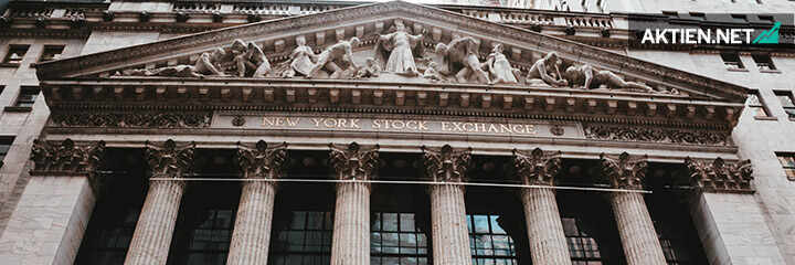 Die New York Stock Exchange an der Wallstreet