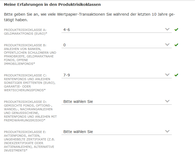 Commerzbank Produktrisikoklassen A-E - commerzbank depot erfahrungen