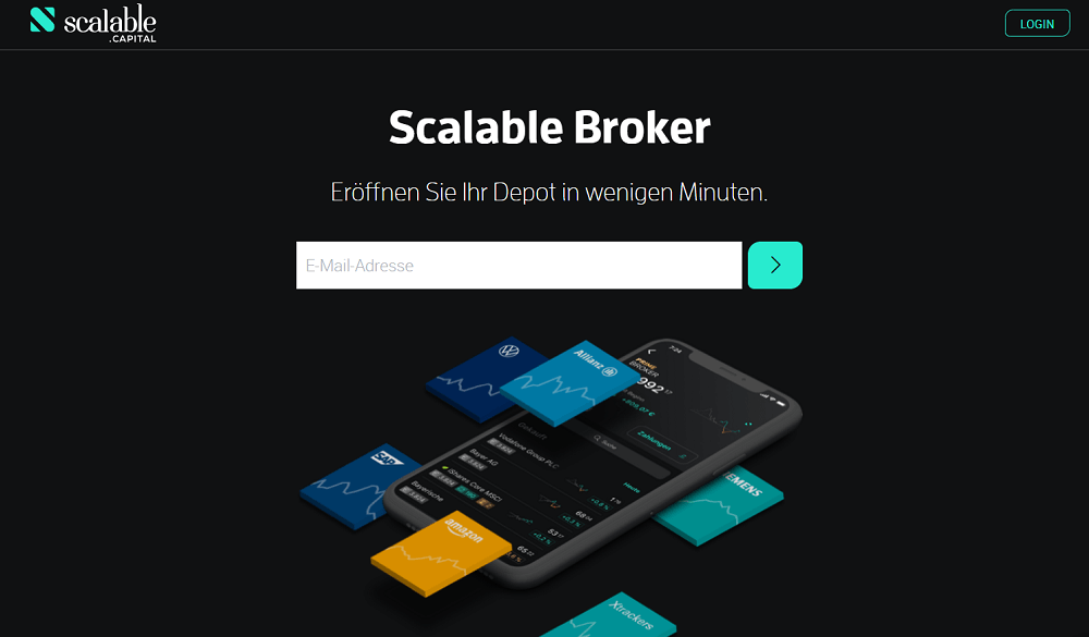 Scalable Capital Erfahrungen - Registrierung Schritt 1