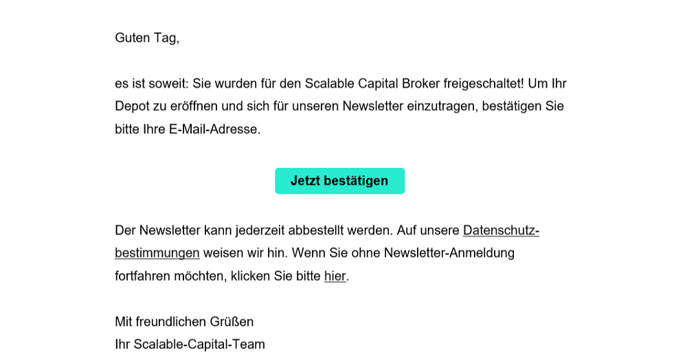 Scalable Capital Neo Broker Kontoeröffnung