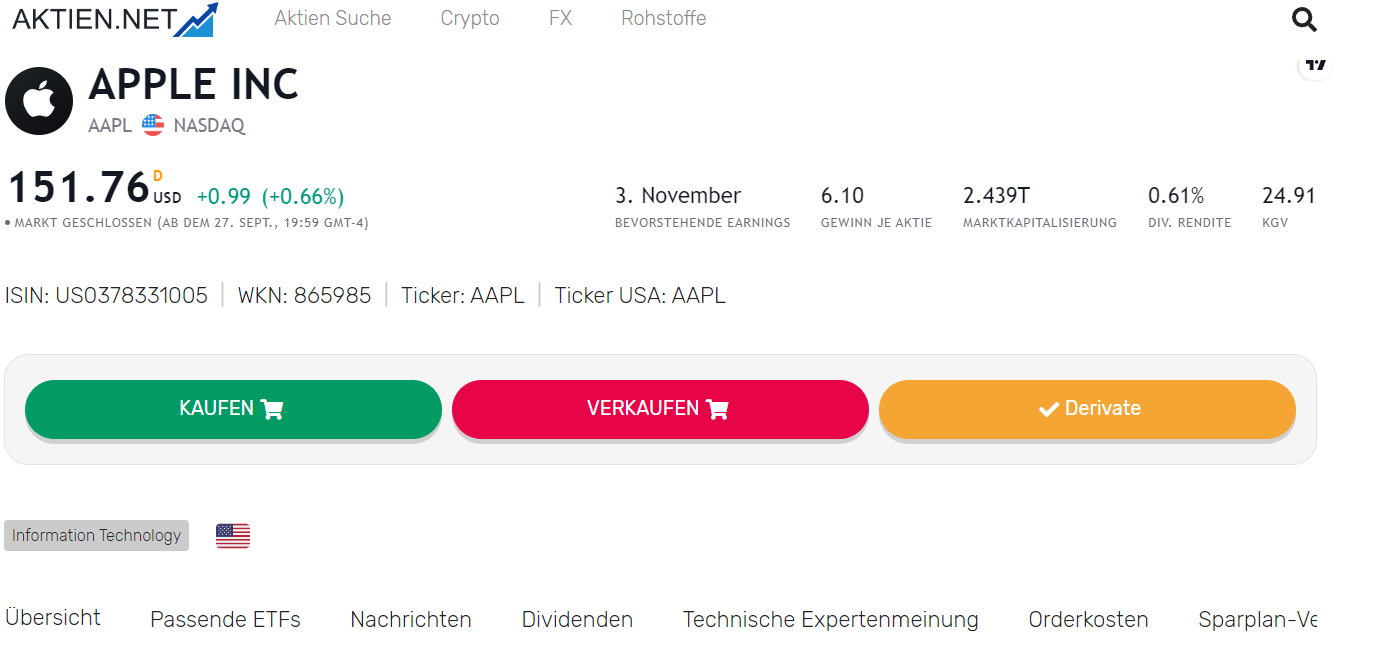 Aktienanalyse Tool bei Aktien.net Schritt 4