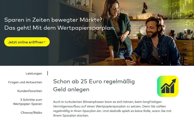 Mit dem comdirect Sparplan halbe Aktien kaufen