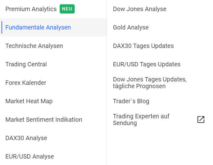 Admiral Markets Analysen