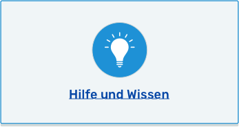 Hilfe und Wissen Button