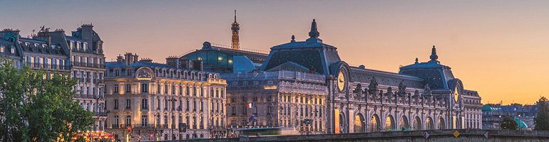 Paris bei Sonnenuntergang