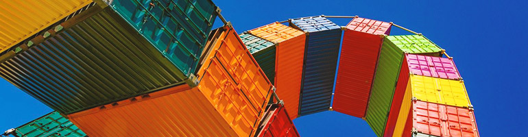 Container Lagerung Handeln Werft