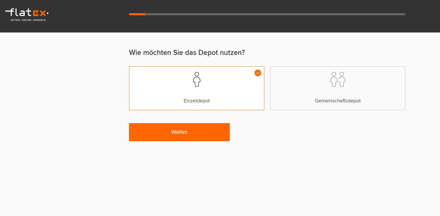 flatex Handel Anmeldung